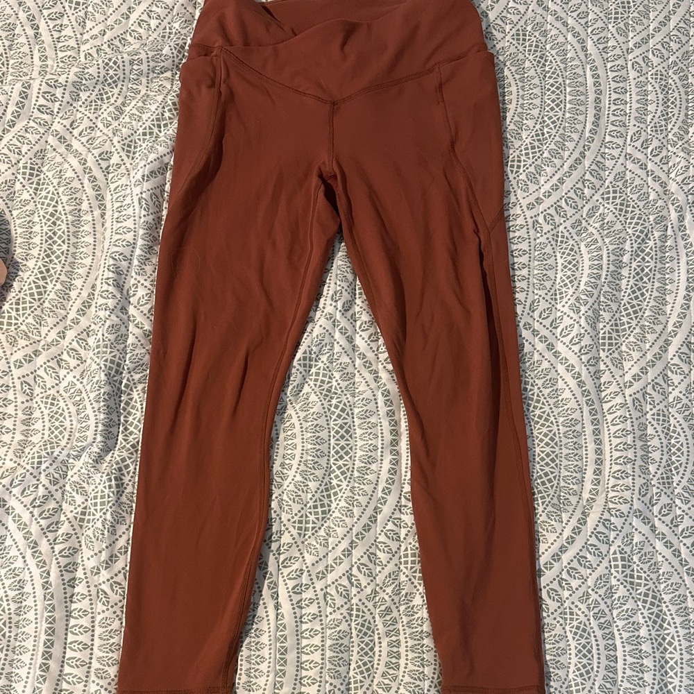 PureLuxe by Fabletics Terracotta Leggings